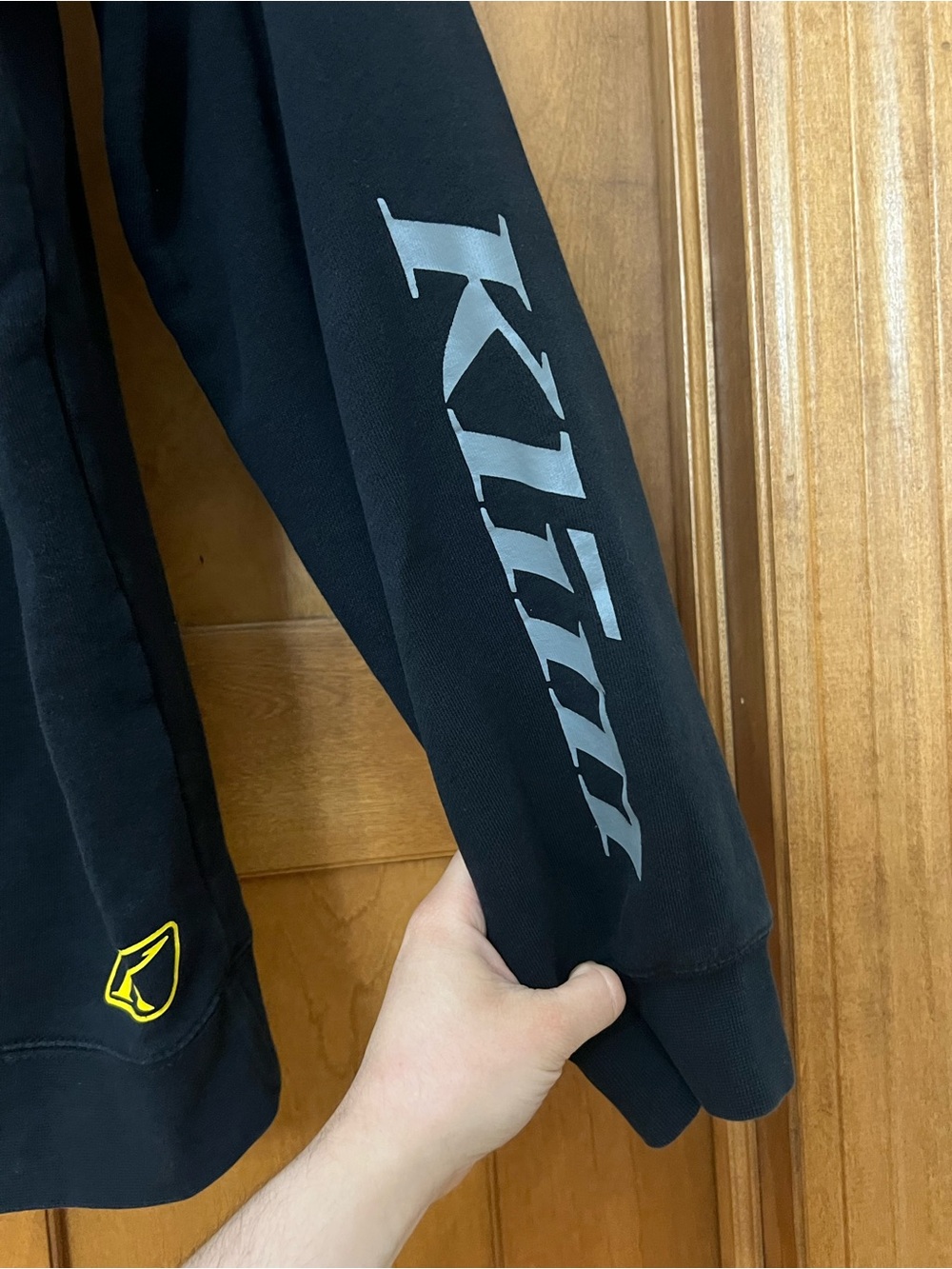 Klim Hoodie Mens Medium Sweatshirt Pullover Motor Sport Black - Picture 5 of 8